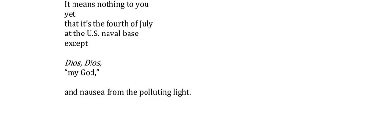 Continued Text of "Independence Night"