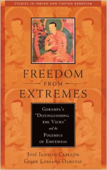 bookcover of Jose Ignacio Cabezon and another author's book "Freedom from Extremes"