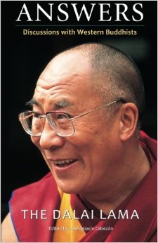 bookcover of book edited by Jose Cabezon titled Answers: Discussions with Western Buddhists