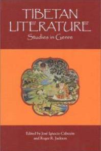 bookcover of book edited by jose cabezon and another person, book titled "Tibetan Literature: Studies in Genre"